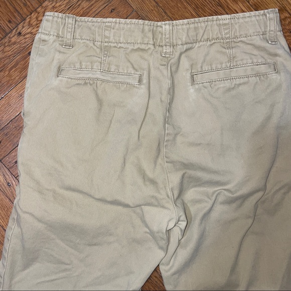 Boys’ Lands End Tan Khakis 28x27.5 - Picture 4 of 7